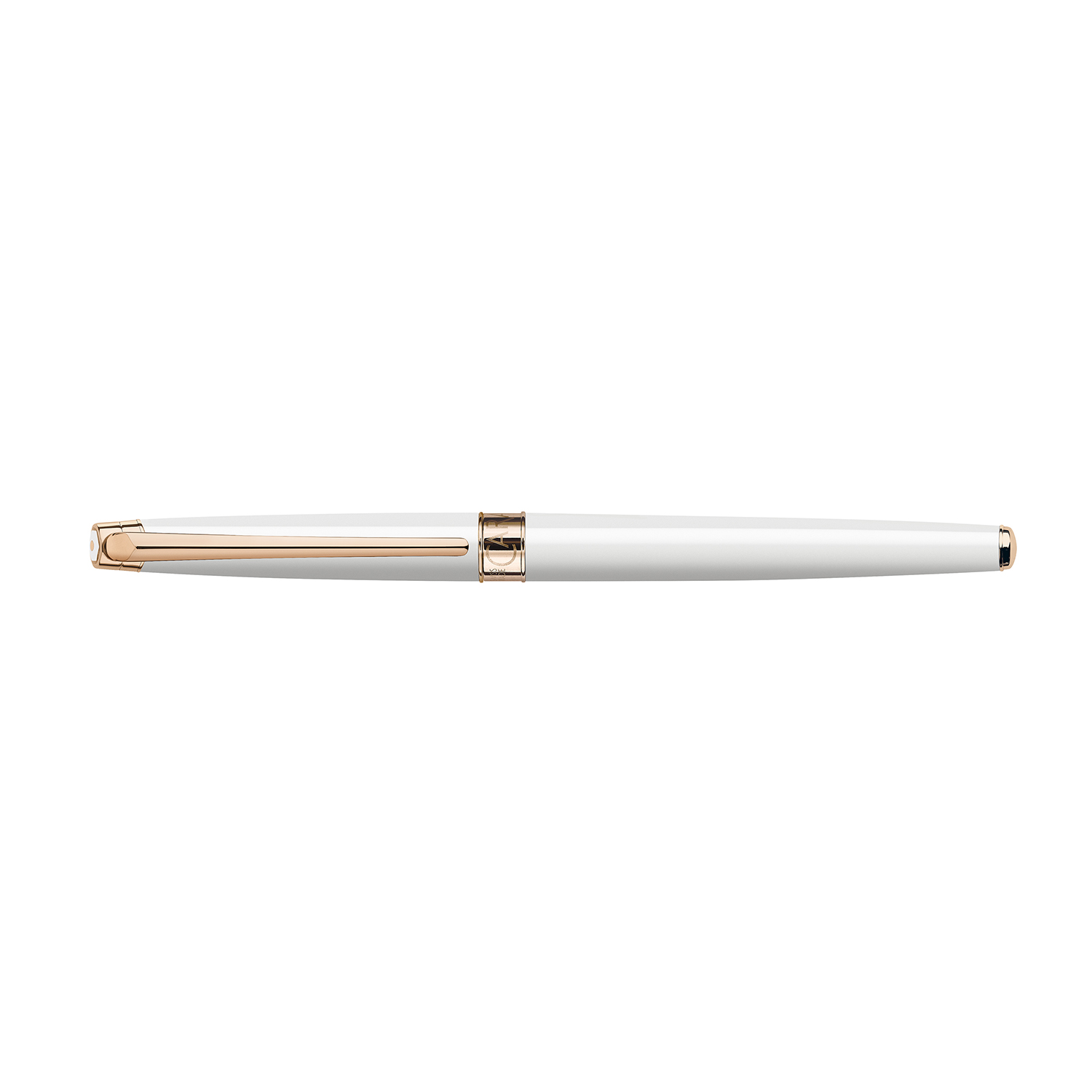 Caran d'Ache Léman Slim White Rose Gold Fountain pen - Vulpen